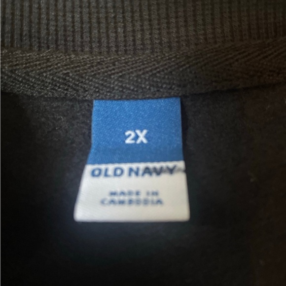 Old Navy embroidered Holiday vibes sweatshirt size 2X NWOT - Picture 4 of 4